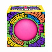 Cool Mix stresszlabda (rózsaszín) – rózsaszín stresszlabda színes Cool Mix Toy Antistress dobozával.