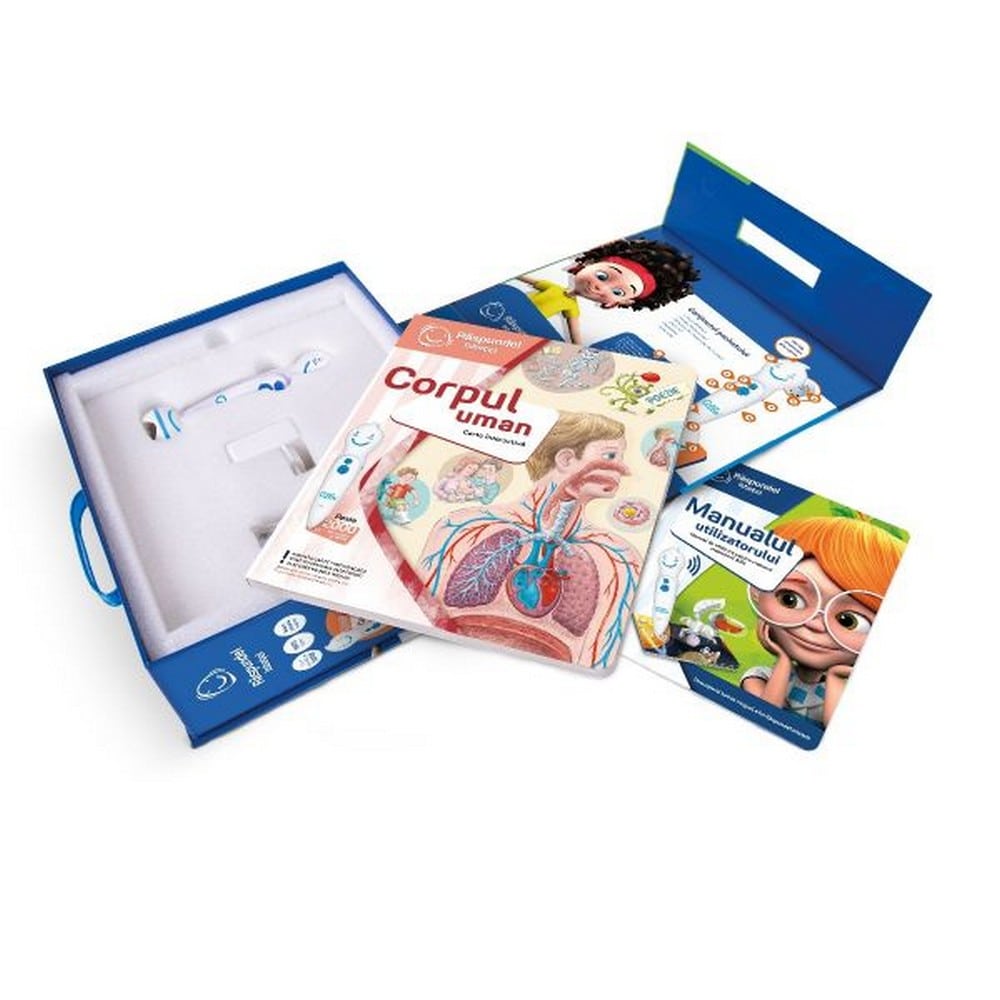 Răspundel Istețel Set Corpul Uman (Creion+carte) román nyelvű könyv