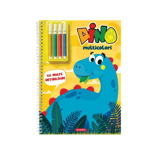 Dino multicolori carte de colorat - kifestős könyv