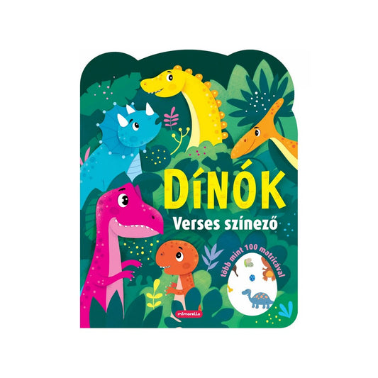 Dinók - Verses Színező-elolap