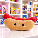 Fast Food: Hotdog plüssfigura, 21 cm
