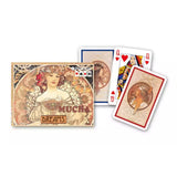 Francia kártya 2x55-ös készlet: Mucha Dreams