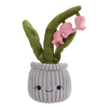 Gyöngyvirág cserépben: Rózsaszín Gyöngyvirág plüssfigura, 24 cm