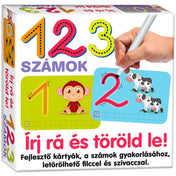 Írj rá és töröld le: Számok 1 2 3