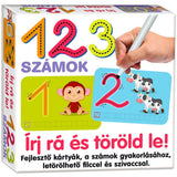 Írj rá és töröld le: Számok 1 2 3