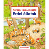 Keress, találj, mesélj! Erdei állatok magyar nyelvű könyv