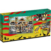 LEGO Jurassic World Látogatóközpont: T-Rex és raptortámadás 76961 693 darabos