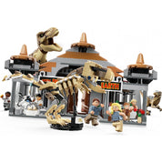 LEGO Jurassic World Látogatóközpont: T-Rex és raptortámadás 76961 693 darabos