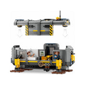 A LEGO Avatar Floating Mountains: Site 26 & RDA Samson (75573) szett konténere levehető tetővel, belső részletekkel és minifigurákkal.