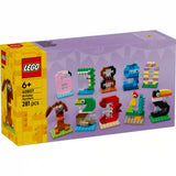 LEGO Creator: Születésnapi számok 40807, 281 darabos