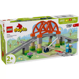 LEGO DUPLO Kiegészítő készlet, Vasúti híd és sínkészlet 10426 42 darabos