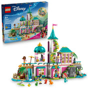 LEGO Disney Princess Castle & Royal Pets (43267) doboz és vár – A színes kastély Disney hercegnőkkel és kedvenc állataikkal.