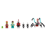 LEGO Dreamzzz Cooper tigrisrobotja és Zero hot rod autója (71497) minifigurák és kiegészítők, köztük Z-Blob és kiberálomlakók.