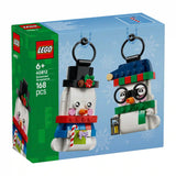 LEGO Emblematikus készlet: Hóemberes karácsonyi díszek 40812, 168 darabos