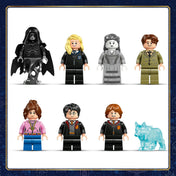 LEGO Harry Potter: Hogwarts kastély – Kórházi szárny 76463 – a készlet minifigurái és mágikus lények, köztük dementor és patrónus.