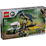 LEGO Jurassic World: Dinóküldetések allosaurust szállító kamion 76966, 588 darabos