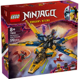 LEGO NINJAGO: Ras és Arin szuper viharrepülője 71833, 510 darabos