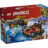 LEGO Ninjago: Kai és Cole kombinálható járművei 71864, 394 darabos