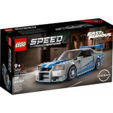 LEGO Speed Champions: 2 Fast 2 Furious Nissan Skyline GT-R (R34) 76917, 319 darabos