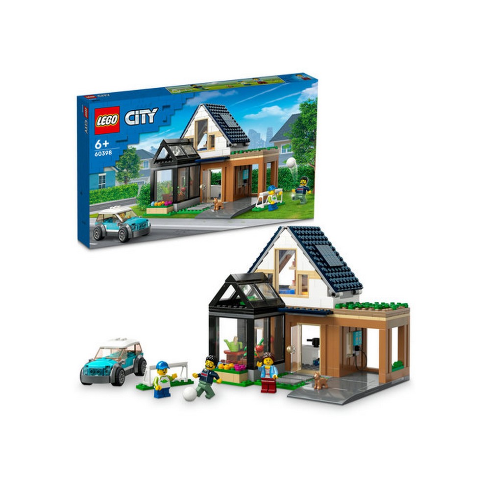 LEGO City Családi ház és elektromos autó 60398 462 darabos