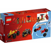 LEGO Ninjago Kai és Ras autós és motoros csatája 71789 103 darabos