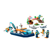 LEGO City Felfedező búvárhajó 60377 182 darabos