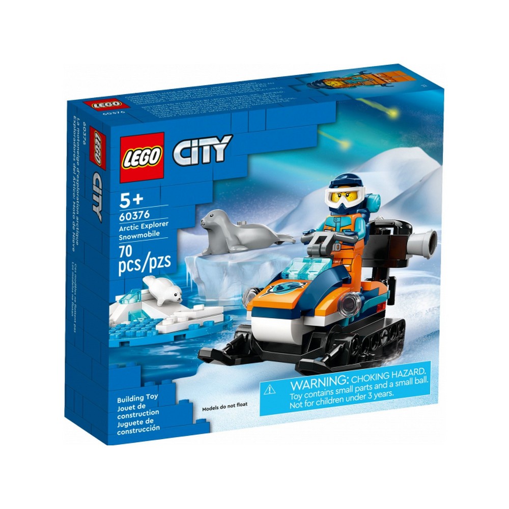 LEGO City Sarkkutató motoros szán 60376 70 darabos