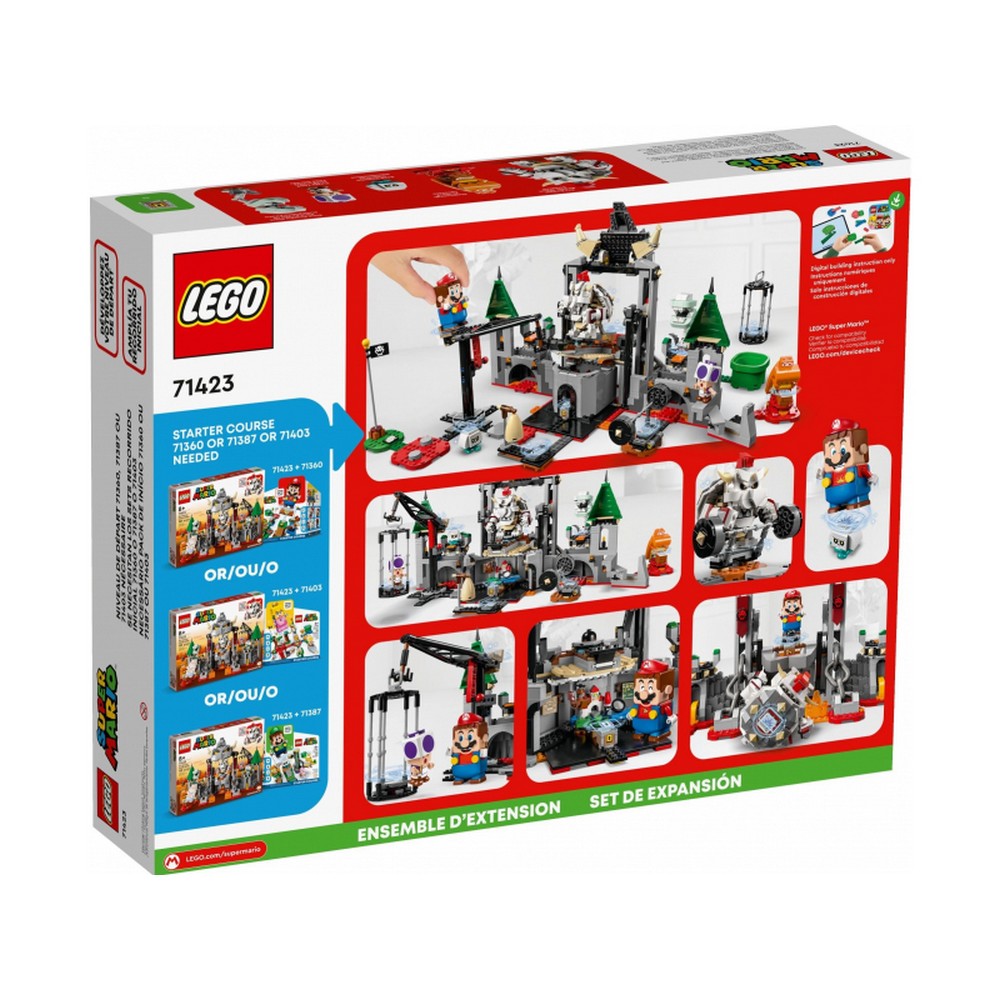 LEGO Super Mario Csata Dry Bowser kastélyában kiegészítő szett 71423 0 darabos