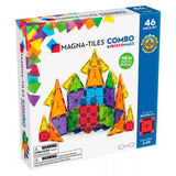 MAGNA-TILES Combo + microMAGS, 46 darabos mágneses épitőkészlet
