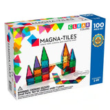 MAGNA-TILES Clear Colors, 100 darabos mágneses építőkészlet