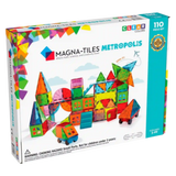 MAGNA-TILES Metropolis, 110 darabos mágneses építőkészlet