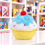 Muffin: Kék plüssfigura, 11-16 cm