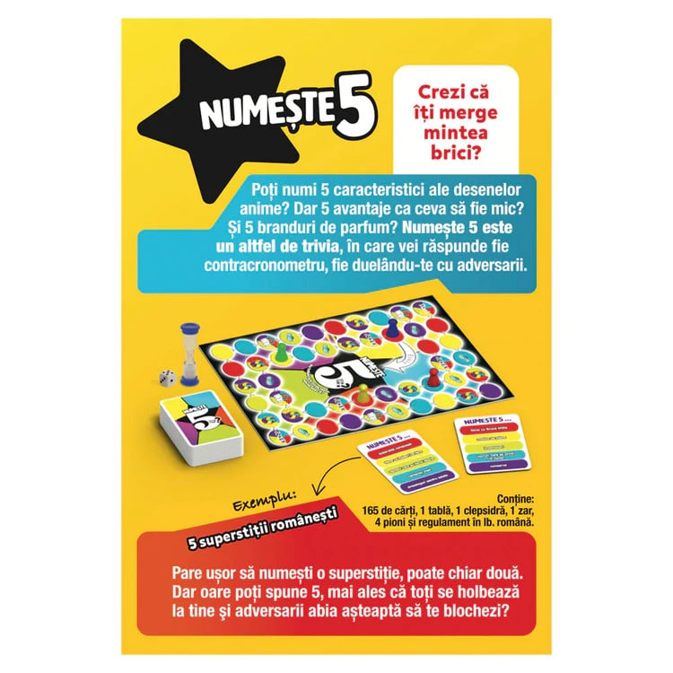 Numeste 5,  - román nyelvű társasjáték