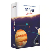 Orapa – Az űr titkai társasjáték doboza bolygókat ábrázoló grafikával.