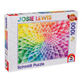 Puzzle Schmidt Josie Lewis Színes Virágok, 1000 darabos