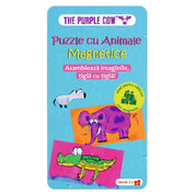 Puzzle cu Animale Magnetice - 18 darabos