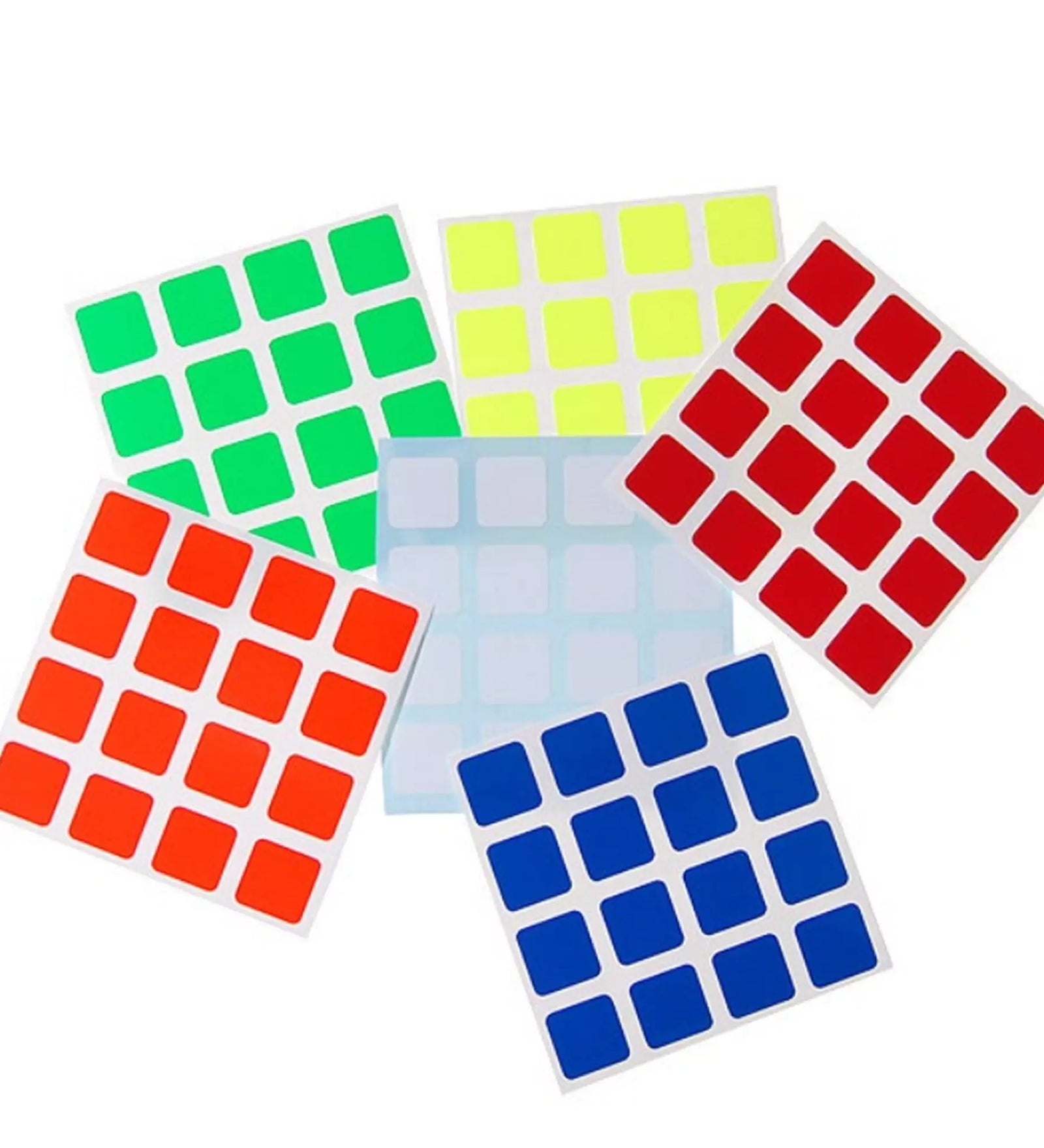 Rubik-kocka matrica készlet 4x4 – Komplett színcsere
Teljes készlet minden oldalra, hogy Rubik-kockád újra ragyogjon eredeti színeiben.