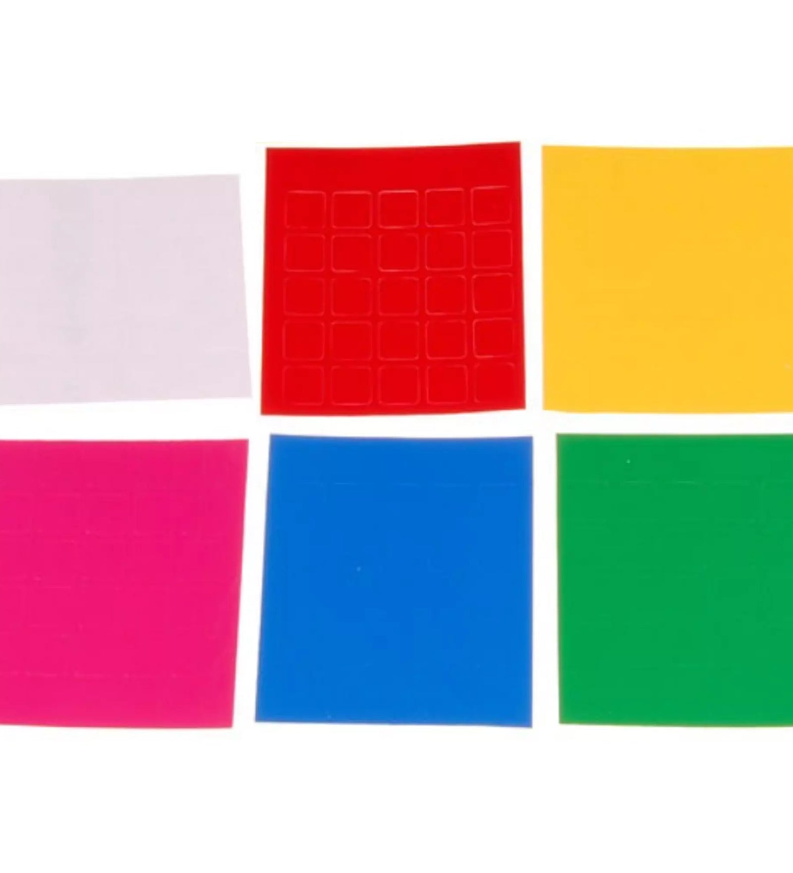  Rubik-kocka matrica készlet 4x4 – Élénk színű, tartós matricák a 4x4-es Rubik-kocka megújításához, könnyen felhelyezhető kivitelben.