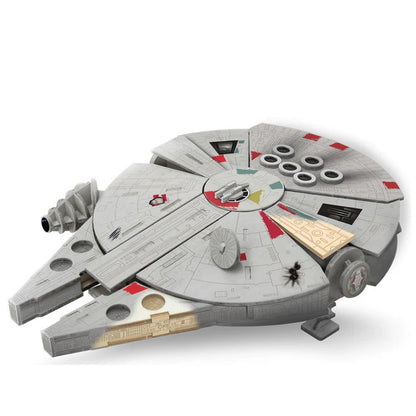 Wood WorX - Star Wars - Millennium Falcon, 80+ fadarab + festék, ecset és ragasztó