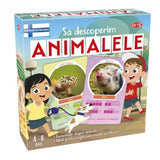 Să descoperim Animalele román nyelvű társasjáték