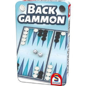 Schmidt Backgammon fémdobozban doboz eleje