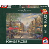 Puzzle Schmidt: Thomas Kinkade - Kávézó Münchenben, 1000 darabos