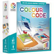 Smart Games Colour Code egyszemélyes logikai játék doboza színes, átlátszó formaelemekkel.