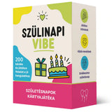 Szülinapi Vibe, magyar nyelvű társasjáték