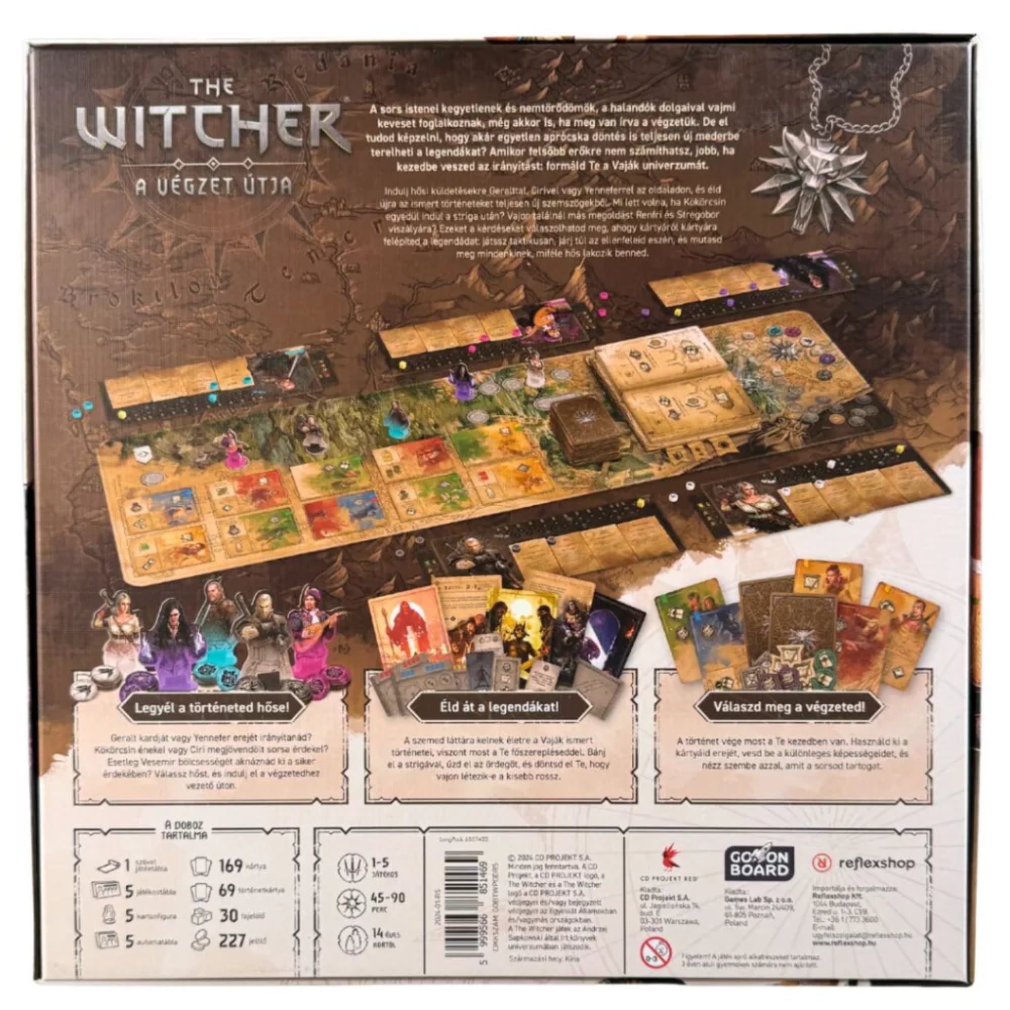 The Witcher: A végzet útja, magyar nyelvű társasjáték