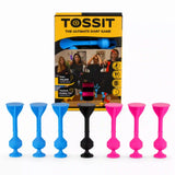 Tossit starter pack (pink, kék) - szilikon tapadókorongos darts játék