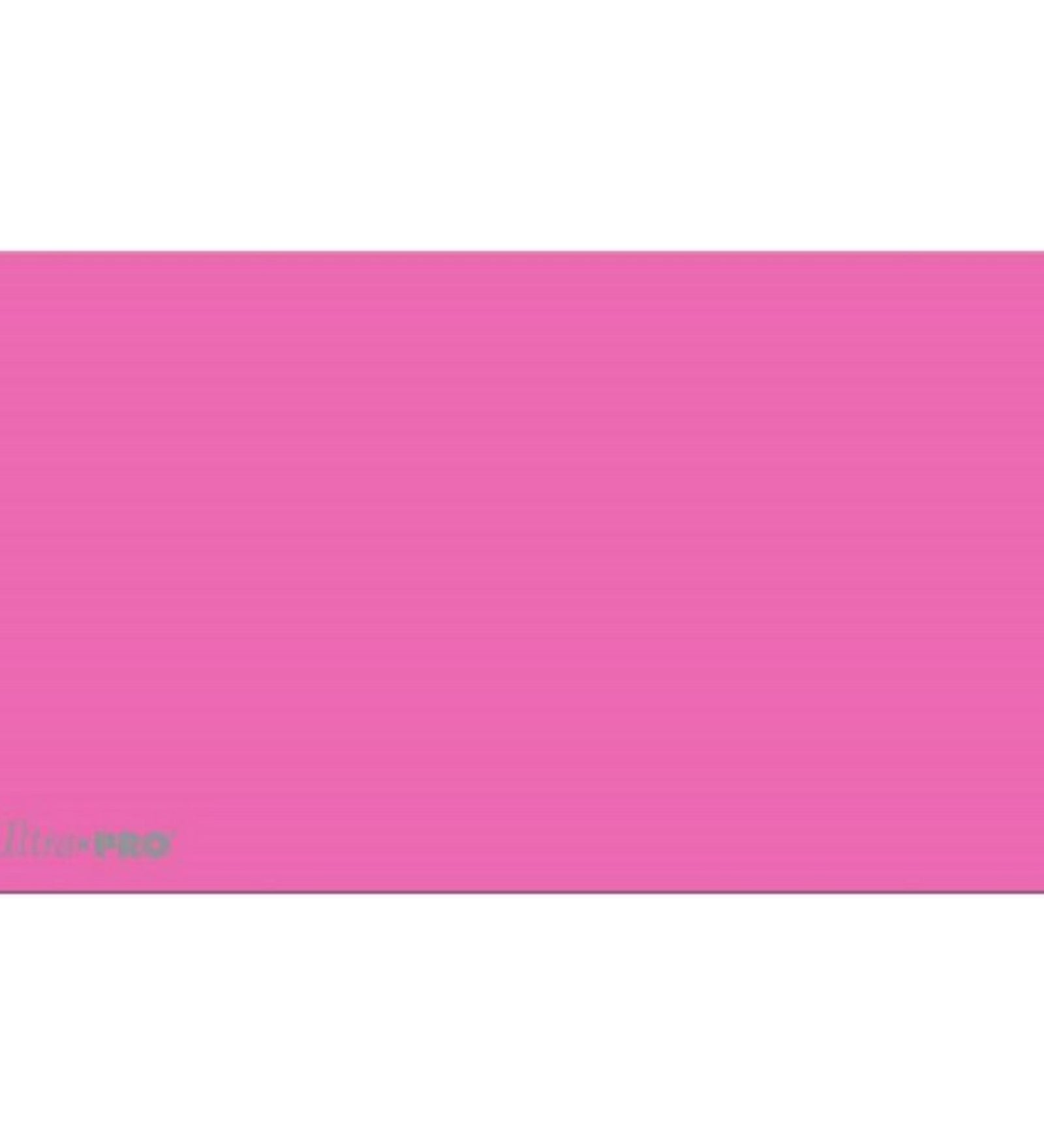 Ultra PRO rózsaszín játékszőnyeg – csúszásmentes, puha felületű playmat kártyajátékokhoz és társasjátékokhoz, egyszínű pink kivitelben.