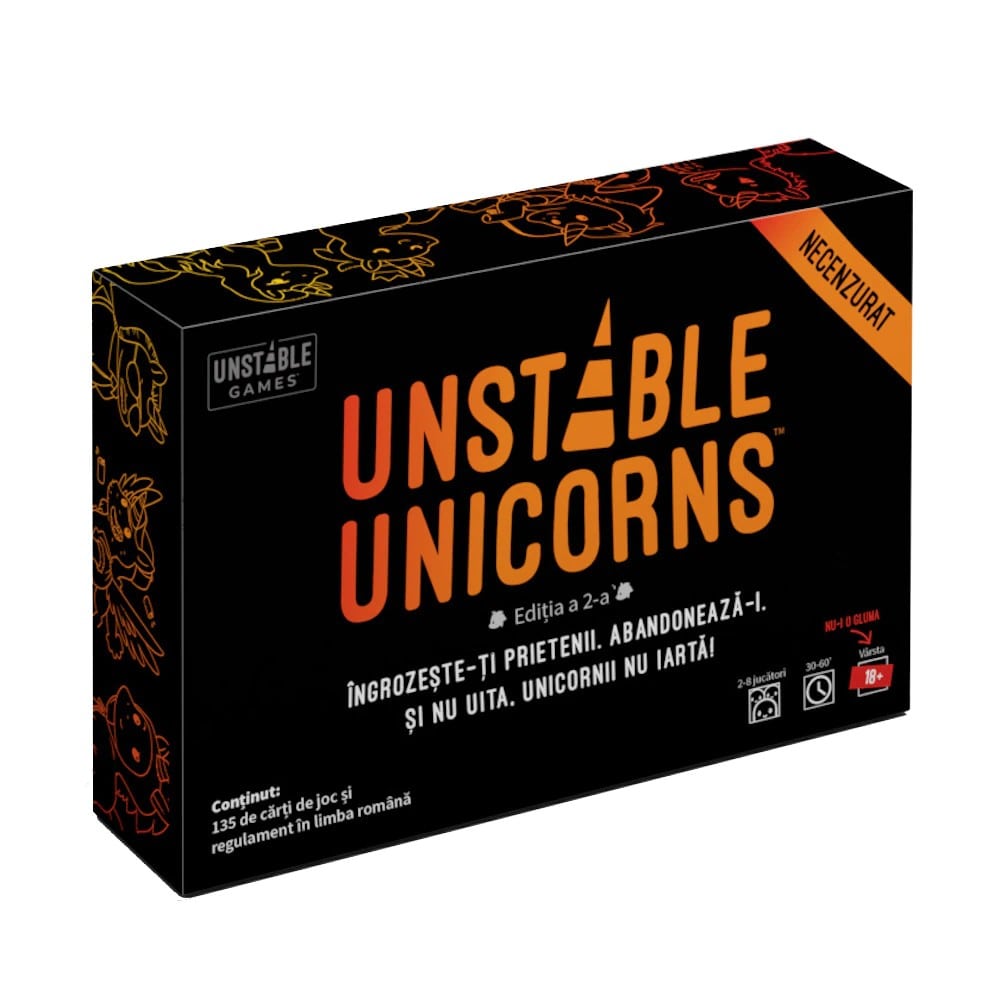 Unstable Unicorns: NSFW 18+  - román nyelvű társasjáték