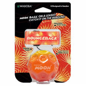 Waboba Bounceback Moon Ball narancssárga változata eredeti csomagolásban, állítható csuklópánttal.