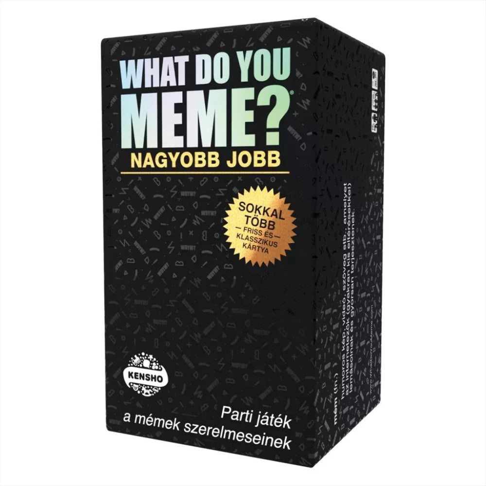 What Do You Meme? Nagyobb Jobb kiadás, magyar nyelvű társasjáték